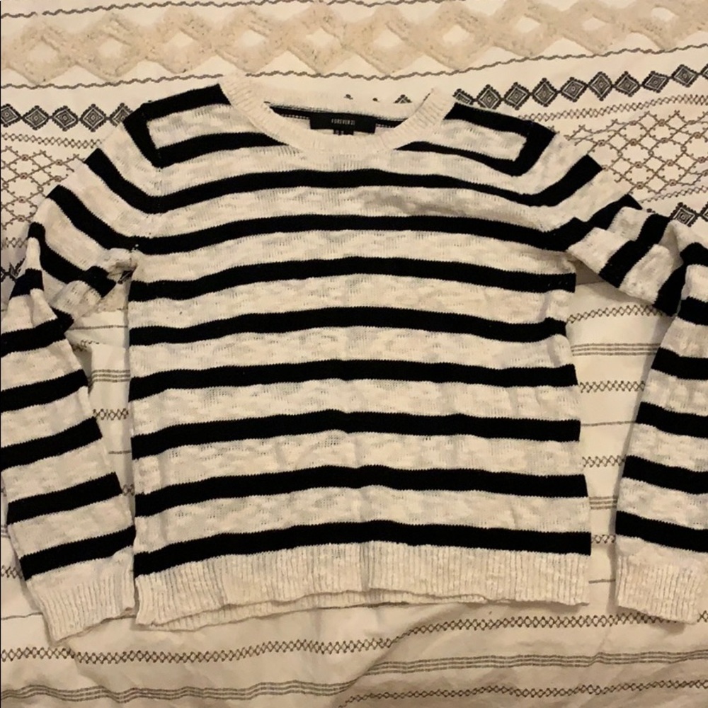 Striped Forever 21 Sweater